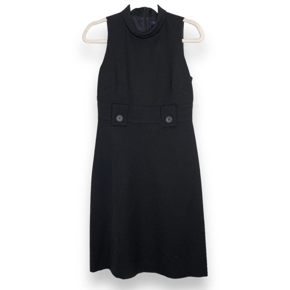 Banana Republic Black Sleeveless Career Dress Size 4